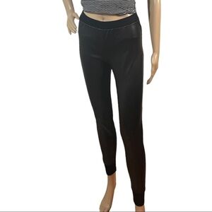 Victoria’s Secret black faux leather leggings